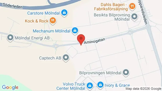 Kontorslokaler att hyra i Mölndal - Bild från Google Street View