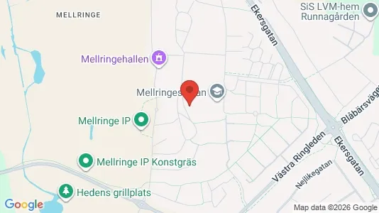 Kontorslokaler att hyra i Örebro - kort over placeringen