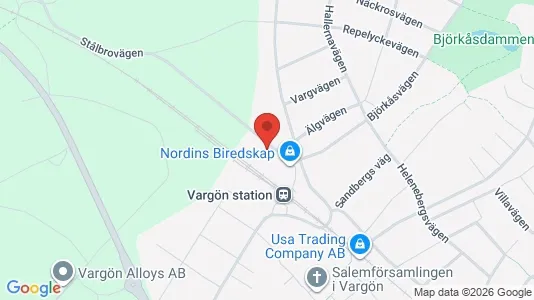 Kontorslokaler att hyra i Vänersborg - kort over placeringen