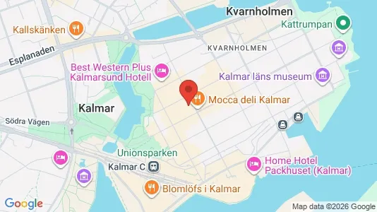 Kontorslokaler att hyra i Kalmar - kort over placeringen