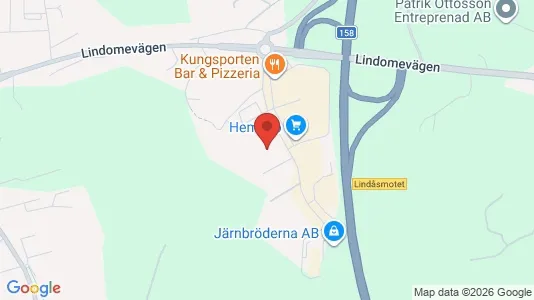 Kontorslokaler att hyra i Kungsbacka - kort over placeringen