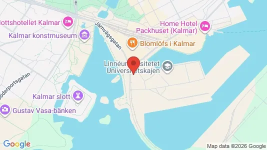Kontorslokaler att hyra i Kalmar - kort over placeringen