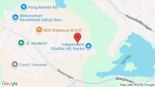 Kontorslokaler att hyra i Nacka - kort over placeringen