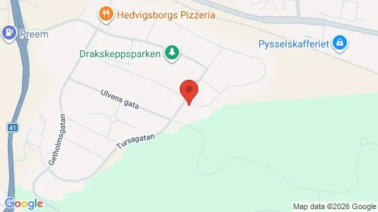 Kontorslokaler att hyra i Borås - kort over placeringen