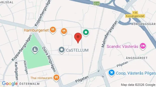 Kontorslokaler att hyra i Västerås - Bild från Google Street View