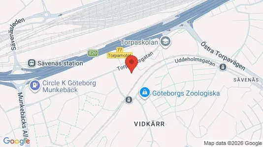 Kontorslokaler att hyra i Örgryte-Härlanda - kort over placeringen