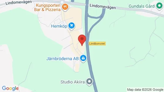 Kontorslokaler att hyra i Kungsbacka - kort over placeringen