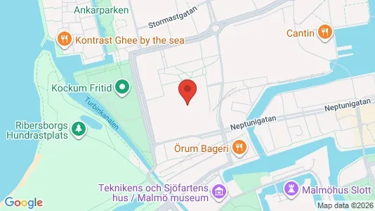 Kontorslokaler att hyra i Malmö Centrum - kort over placeringen