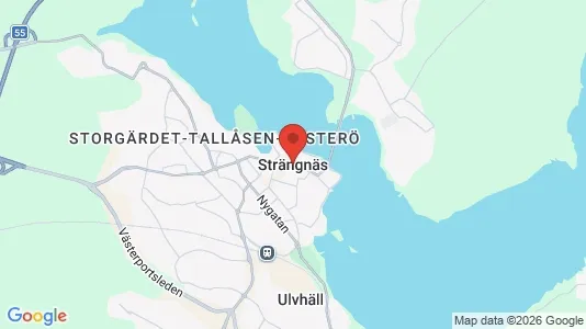 Kontorslokaler att hyra i Strängnäs - kort over placeringen