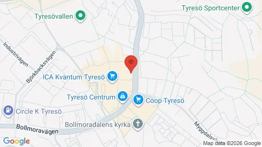 Kontorslokaler att hyra i Tyresö - Bild från Google Street View