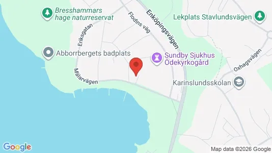 Kontorslokaler att hyra i Strängnäs - kort over placeringen