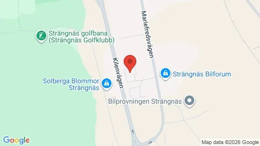 Kontorslokaler att hyra i Strängnäs - kort over placeringen
