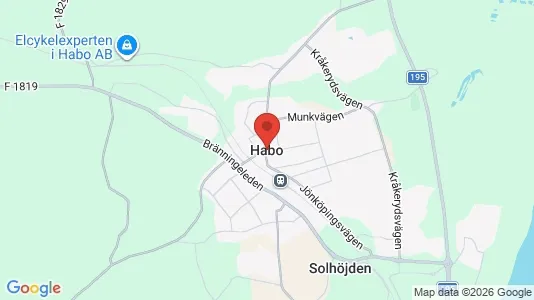 Butikslokaler att hyra i Håbo - Bild från Google Street View