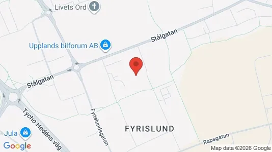 Industrilokaler att hyra i Uppsala - Bild från Google Street View