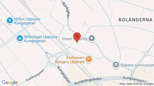 Industrilokaler att hyra i Uppsala - Bild från Google Street View