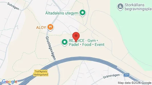 Industrilokaler att hyra i Nacka - kort over placeringen