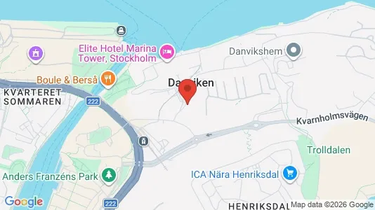 Kontorslokaler att hyra i Nacka - kort over placeringen