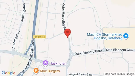 Industrilokaler att hyra i Askim-Frölunda-Högsbo - kort over placeringen