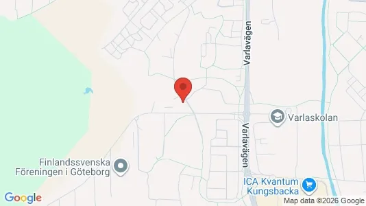 Kontorslokaler att hyra i Kungsbacka - kort over placeringen