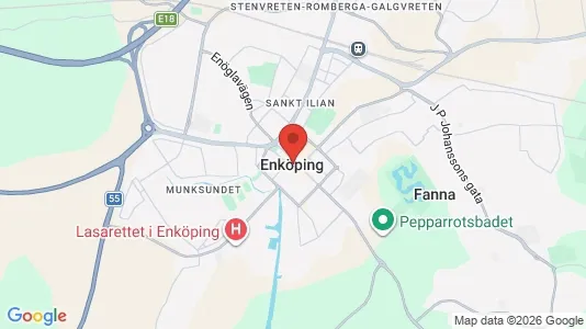 Industrilokaler att hyra i Enköping - Bild från Google Street View