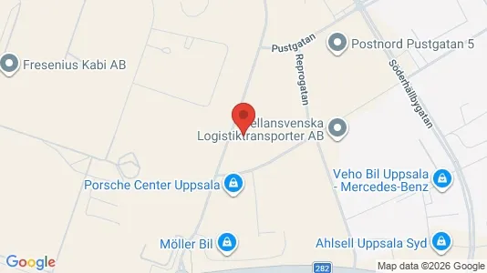 Kontorslokaler att hyra i Uppsala - Bild från Google Street View