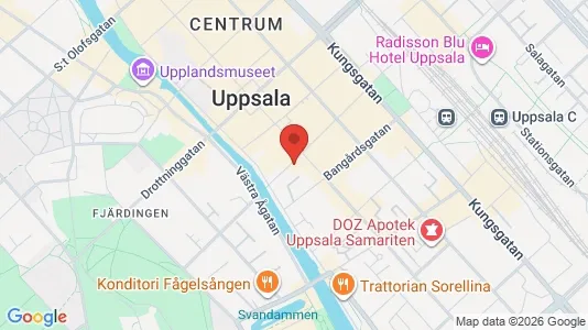 Kontorslokaler att hyra i Uppsala - Bild från Google Street View