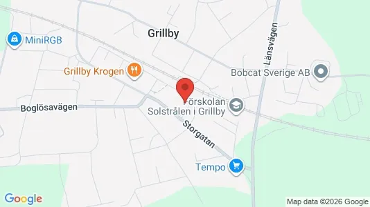 Industrilokaler att hyra i Uppsala - kort over placeringen