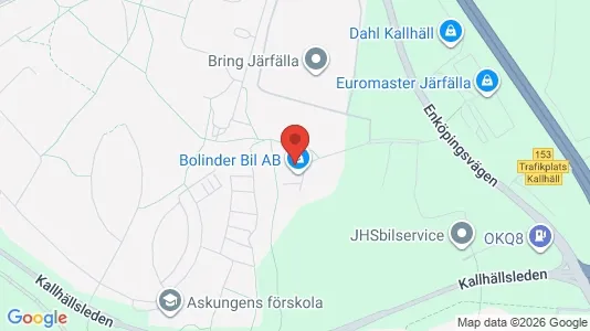 Kontorslokaler att hyra i Järfälla - kort over placeringen