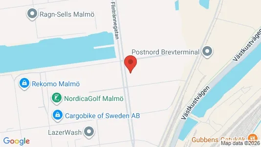 Kontorslokaler att hyra i Malmö Centrum - kort over placeringen