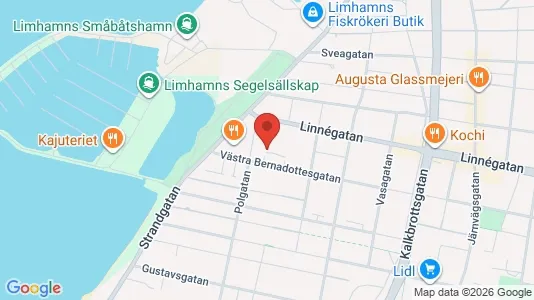 Kontorslokaler att hyra i Limhamn/Bunkeflo - kort over placeringen
