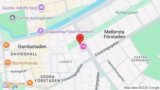 Kontorslokaler att hyra i Malmö Centrum - kort over placeringen