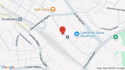 Kontorslokaler att hyra i Västerort - kort over placeringen