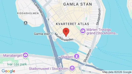 Kontorslokaler att hyra i Stockholm Innerstad - kort over placeringen