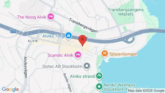 Kontorslokaler att hyra i Västerort - kort over placeringen