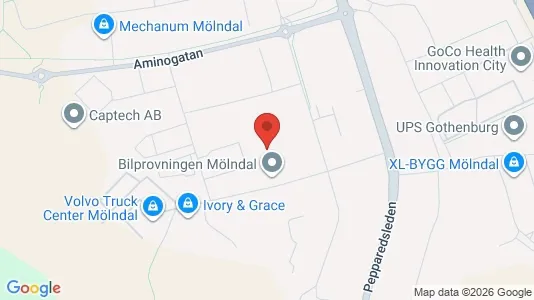 Kontorslokaler att hyra i Mölndal - Bild från Google Street View