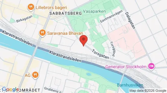 Kontorslokaler att hyra i Stockholm Innerstad - kort over placeringen