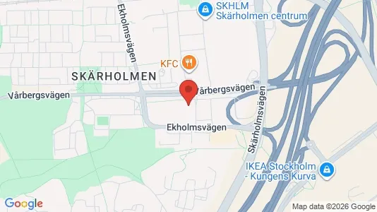 Kontorslokaler att hyra i Söderort - kort over placeringen