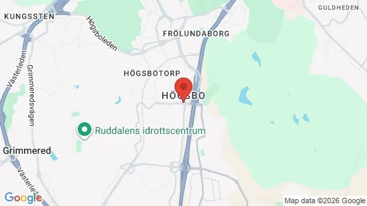 Butikslokaler att hyra i Askim-Frölunda-Högsbo - kort over placeringen