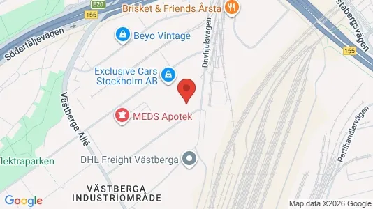 Kontorslokaler att hyra i Söderort - kort over placeringen