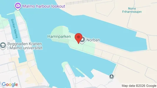 Kontorslokaler att hyra i Malmö Centrum - kort over placeringen