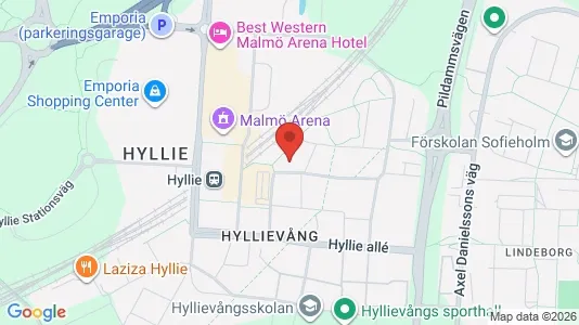 Kontorslokaler att hyra i Hyllie - Bild från Google Street View