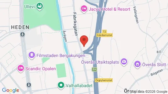 Kontorslokaler att hyra i Örgryte-Härlanda - kort over placeringen