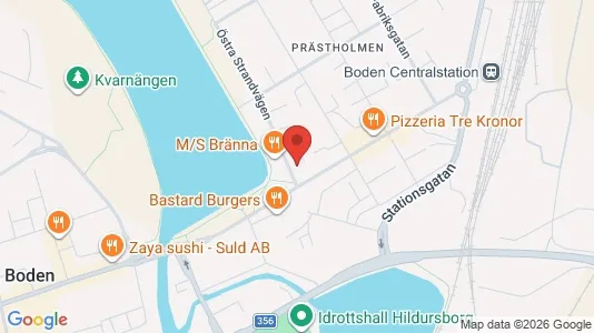 Kontorslokaler att hyra i Boden - Bild från Google Street View