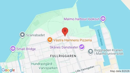 Kontorslokaler att hyra i Malmö Centrum - kort over placeringen
