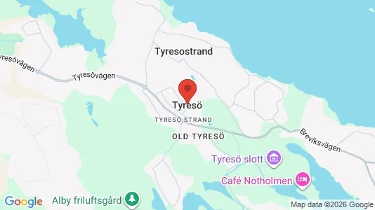 Butikslokaler att hyra i Tyresö - kort over placeringen