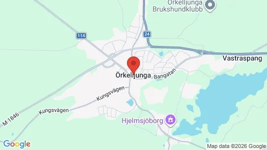 Kontorslokaler att hyra i Örkelljunga - kort over placeringen