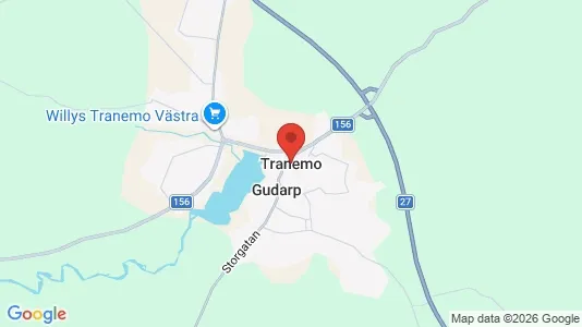 Kontorslokaler att hyra i Tranemo - kort over placeringen