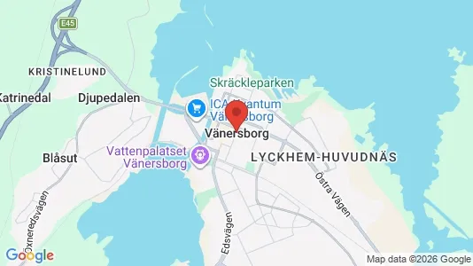 Kontorslokaler att hyra i Vänersborg - Bild från Google Street View