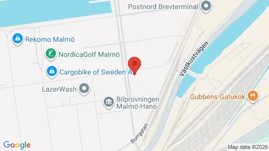 Kontorslokaler att hyra i Malmö Centrum - kort over placeringen