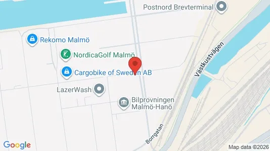 Kontorslokaler att hyra i Malmö Centrum - kort over placeringen